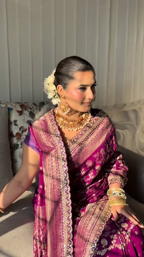 Classic traditional bride!! Sharee- Ayesha's World | Glambook by Anchal