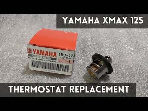 Yamaha Xmax(YP125R) Thermostat and Coolant Replacement