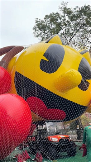 Get your Dots and cherries ready, it’s almost time for the big day! 🍒🟡 Tune into my debut in the 99th Macy's Thanksgiving Day Parade on NBC and Peacock at 8:30AM tomorrow! #MacysParade #PACMAN45 | PAC-MAN