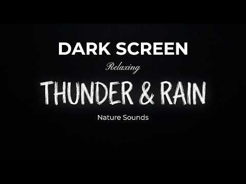 Relaxing Rain Sounds for Deep Sleep & Stress Relief | Peaceful Night Rain Ambience