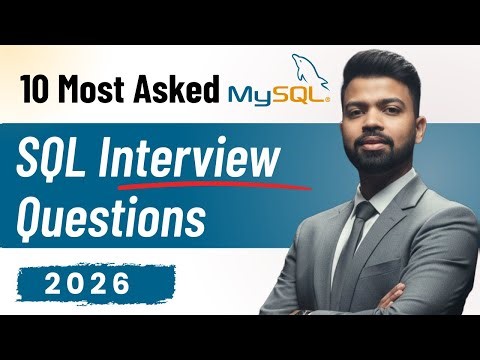 Top 10 MySQL Interview Questions & Answers | Data Analyst Job Prep (2026)