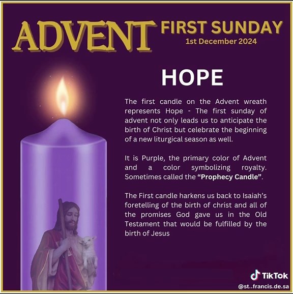 First Sunday of Advent: Light the Candle of Hope