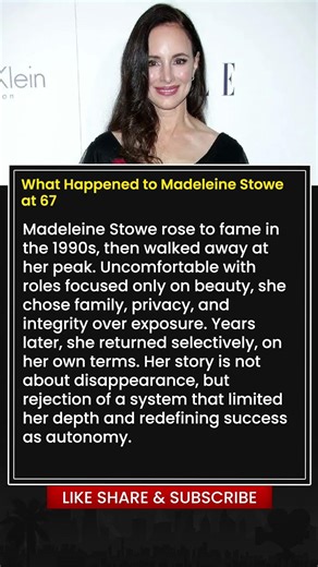 What Happened to Madeleine Stowe at 67 #shorts