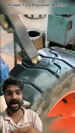 Rubber 👍Tyre Grooving Carving #shorts