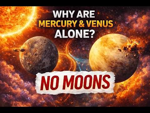 Why Mercury and Venus Don't Have Moons?