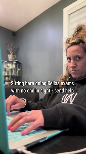 Sitting here doing Relias exams with no end in sight - send help - fo real! #relias #nurse #travelnurse #travelnursesoftiktok #nurselife #rn #vibes #fy #fyp #tiktok #tiktokhumor #nursesoftiktok #nursehumor