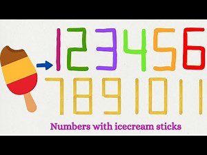 Let's Make Numbers! Counting & Writing with Popsicle Sticks (1-20)