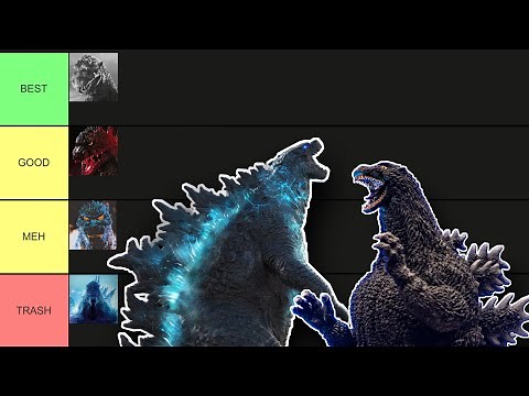 RANKING EVERY GODZILLA DESIGN!