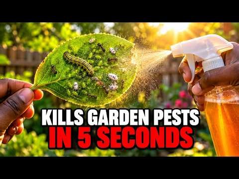 Kills Garden Pests in 5 Seconds (Caterpillars, Aphids, Mealybugs, Ants, Flies, and More)