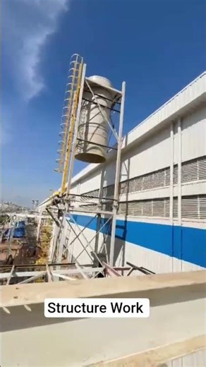 Stack structure installation #structuralengineering #stack #engineering #lescatech