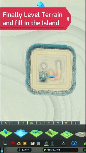 Build an island in 8 seconds - Cities Skylines