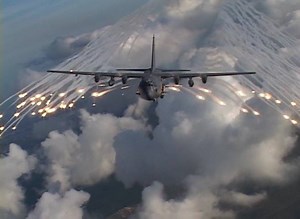 HURLBURT FIELD, FL - A Lockheed AC-130 deploys flares. Video by Tech. Sgt. Kevin Dennison and Senior Airman Nicholas Koetz | Military Videos