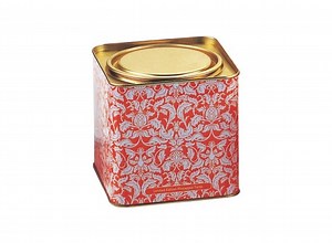 [Hot Item] Square Tea Tin Can Metal Gift Box with Press Lid Tin Tea Tin Box Tea Packaging Tin Box