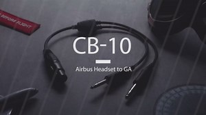 Airbus XLR Headset to General Aviation (GA) Dual Plugs Headset Adapter