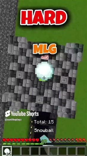 🔥Easy VS 💥Hard Big Dripleaf Clutch😉! #minecraft