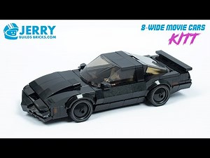 Custom LEGO 8-wide KITT instructions (MOC #125)