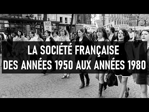 📚 FRENCH SOCIETY FROM THE 1950S TO THE 1980S 📚