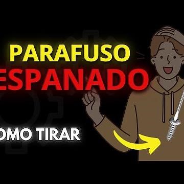COMO RETIRAR PARAFUSO ESPANADO NOTEBOOK