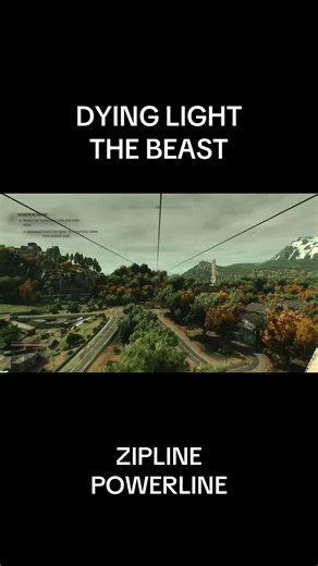 Dying Light: The Beast - Zipline Powerline Gameplay