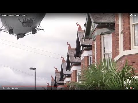 YORK ZEPPELIN RAIDS 1916