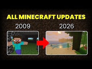 Minecraft Evolution: All Major Updates Over Time (2009-2026)