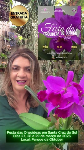 Autumn Orchid Festival 2026 in Santa Cruz do Sul/RS - March 27th, 28th and 29th