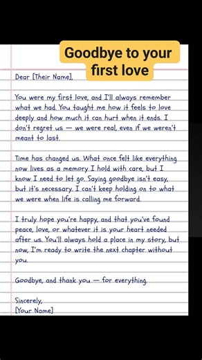 Goodbye letter writing idea part 66 #goodbyeletter | English Class