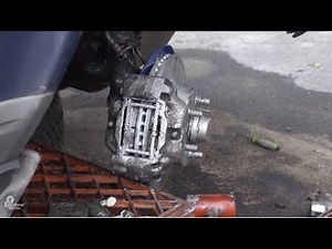 How to Replace the Front Brake Pads, Rotors, Calipers and Dust Shields on a Volvo 240