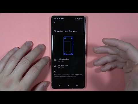 How to Change Screen Resolution on Google Pixel 7 Pro - Full & High Resolution