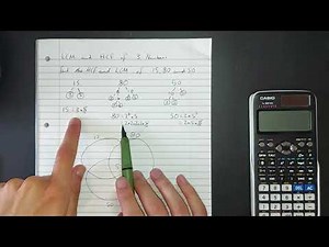 Finding the HCF and LCM of three numbers