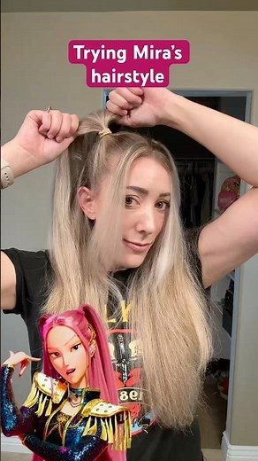 Mira’s Hair from K-Pop Demon Hunters ❤️‍🔥 Hair Tutorial