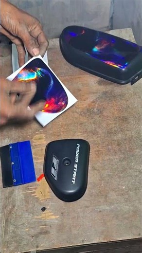 Splendor Toolbox Sticker Install 🔥 Splendor Modify 🔥 #splendormodified #splendor #Shorts