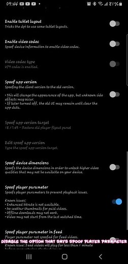 How to fix "The following content is not available on this app." (YouTube ReVanced)