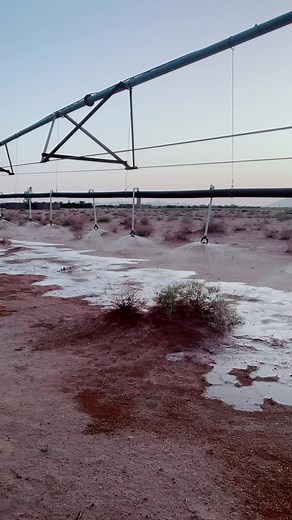 Large Irrigation System in Desert Landscape
