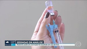 Seringas usadas em vacinação foram recolhidas em Juiz de Fora
