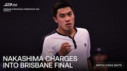 Highlights: Nakashima sees off Kovacevic in Brisbane 2026 semi-finals | ATP Tour | Tennis