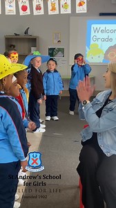 Our Grade 0s were so thrilled that Mrs Papastefanou rose to the challenge of identifying them by their greeting! What a special teacher, and a special class. Book a spot for your little one to join them! Contact our Admissions Department today on admissions@standrews.co.za. #standrewsschoolforgirls #skilledforlife #allgirlsadvantage #community #grade0 #foundationphase | St Andrew's School for Girls