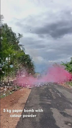 5 kg paper bomb with colour powder