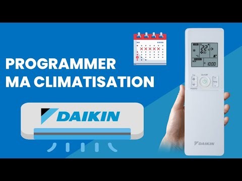 Programmer une clim Daikin avec la télécommande (timer marche / arrêt)