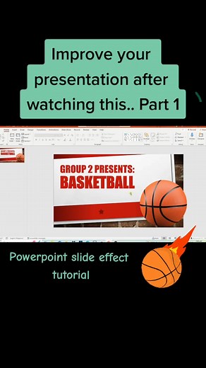 Improve your presentation with the slide effect tutorial #PPTtutorialPart1