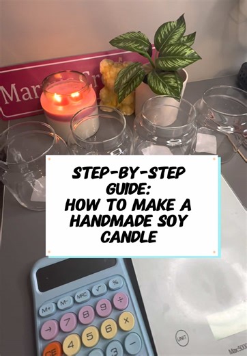 Want to learn how to make your own soy candle? In this video, I’ll guide you step by step through the candle-making process—from melting the wax to adding fragrance and pouring it into a beautiful container. Whether you’re a beginner or a DIY enthusiast, this tutorial is perfect for you! Don’t forget to like, comment, and follow for more handmade creations.✨ #capcut #CandleMaking #DIYCandles #SoyCandles #HandmadeWithLove #SmallBusiness #Crafting #HomemadeCandles #AestheticCandles #SatisfyingVide