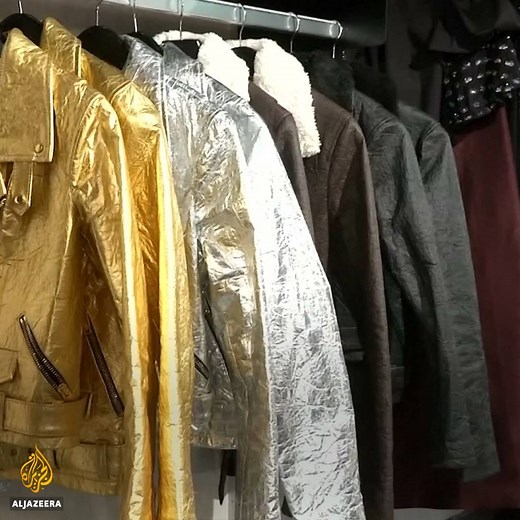 250K views · 3.4K reactions | These "leather" jackets are made from the innovative sustainable textile Piñatex, derived from pineapple leaves. ➔ Watch the video (1:30 mins) ▶ | Al Jazeera English | Facebook