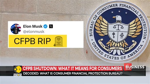 1K views | President Donald Trump’s administration has shuttered the Consumer Financial Protection Bureau (CFPB) headquarters and ordered the watchdog agency to cease nearly all work. Molly Gambhir brings you this report | WION | Facebook