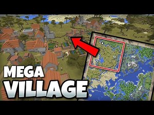 Minecraft - MEGA Village at Spawn [ Survival Seed Showcase ] MCPE / Xbox / Bedrock