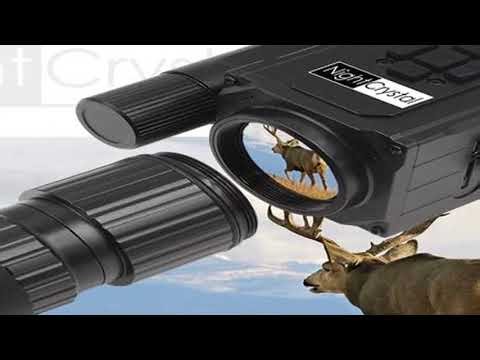 All-in-One Monocular Night Vision Scope Riflescope with 1080P HD Recording, 5x Digital Zoom,