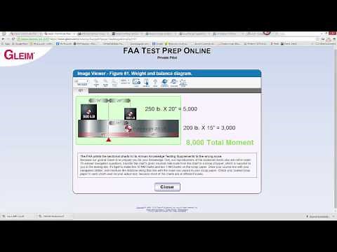 Answering FAA Weight Shift Question