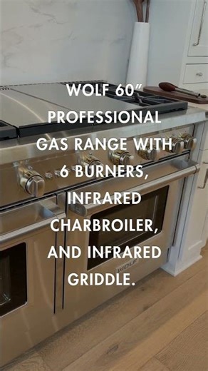 McLean Luxury Kitchen Spotlight: Wolf Professional Range.