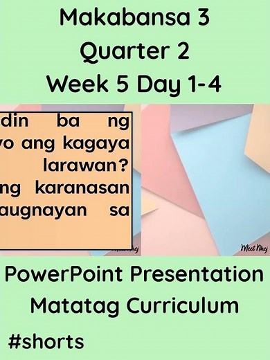 Makabansa 3 Matatag Curriculum PowerPoint Presentation Quarter 2 Week 5 Day 1-4 #grade3matatag #ppt