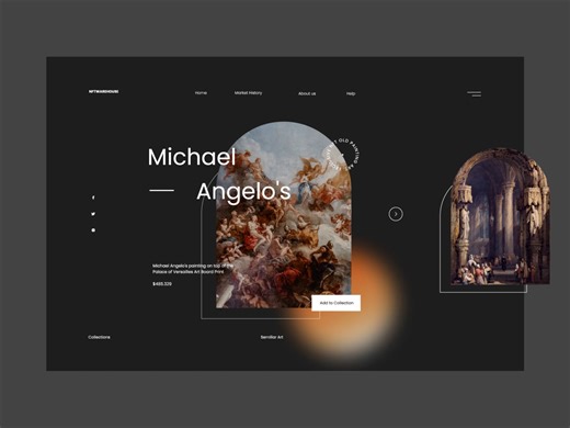 NFT Marketplace Header