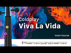 Coldplay Viva La Vida | Violin Cover | Violin Tutorial | Sheet music
